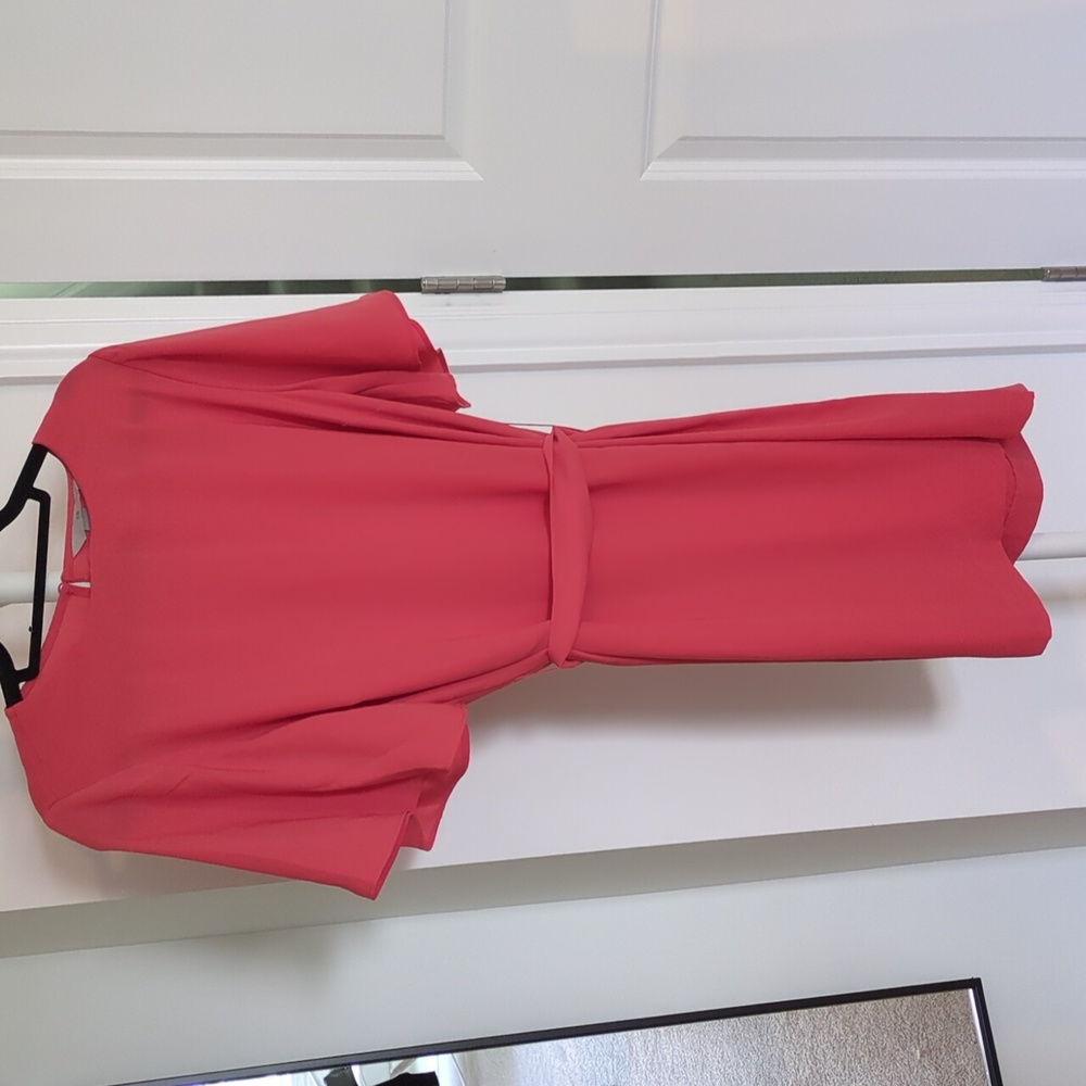 H&M coral mini dress
